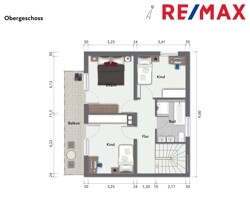 Grundriss Obergeschoss Hinterhaus