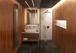 Badezimmer, virtuelles Homestaging