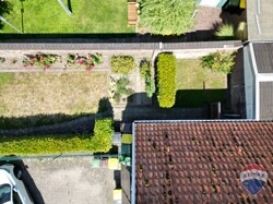 Luftansicht Garten