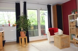 Schlafzimmer mit Loggia