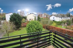 Blick vom Balkon