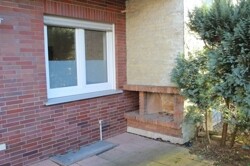 Überdachter Außenkamin 