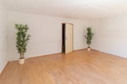 Wohnzimmer mit Durchgang zur Küche