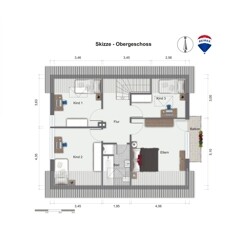 Grundriss Obergeschoss