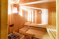 Großzügige Sauna