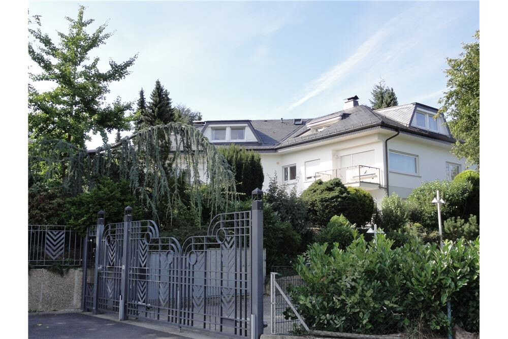 Hausansicht mit elektr. Tor