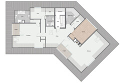 stilisierter Grundriss