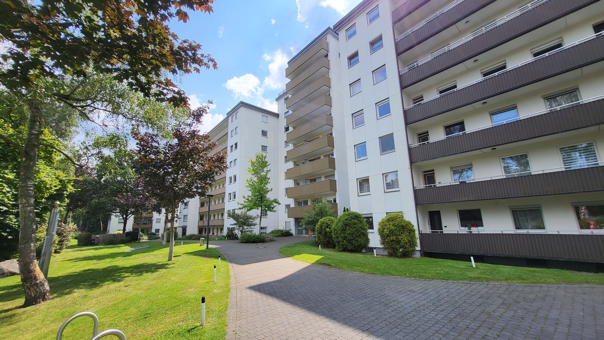 Gebäudezugang Hofseite