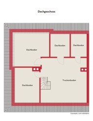 Dachgeschoss unmöbliert