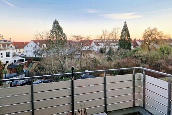 Blick vom Balkon