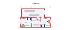 Grundriss 1. OG K