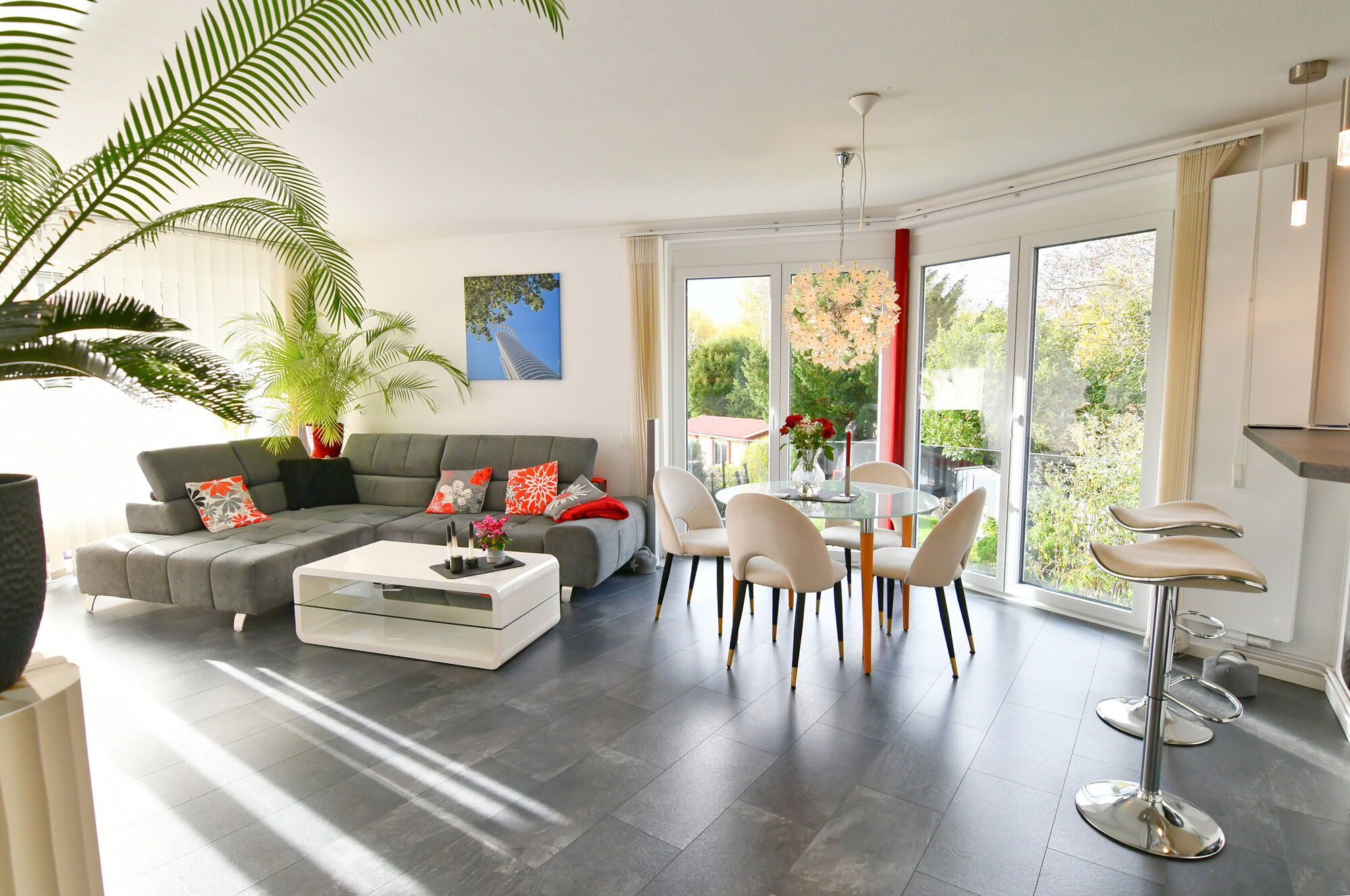 Herrlich heller Wohnbereich