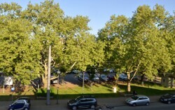 Blick vom Balkon