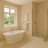 visualiertes Badezimmer