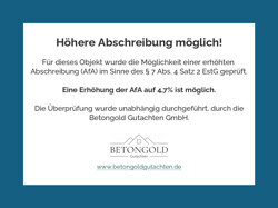 Mögliche Abschreibung durch Gutachten