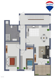 Grundriss-1 OG Whg links