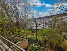 Blick vom Balkon