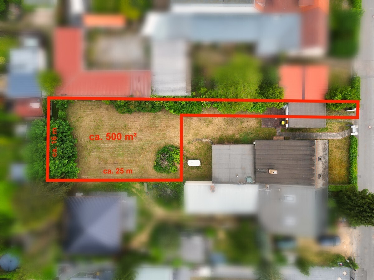 Luftaufnahme Baugrundstück