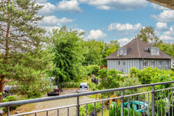 Blick vom Balkon