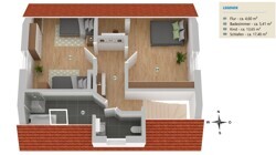 Grundriss Dachgeschoss Haupthaus