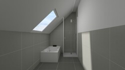 Visualisierung Badezimmer 2 Haupthaus