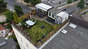 Luftaufnahme Dachterrasse
