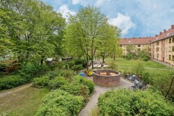 Blick vom Balkon