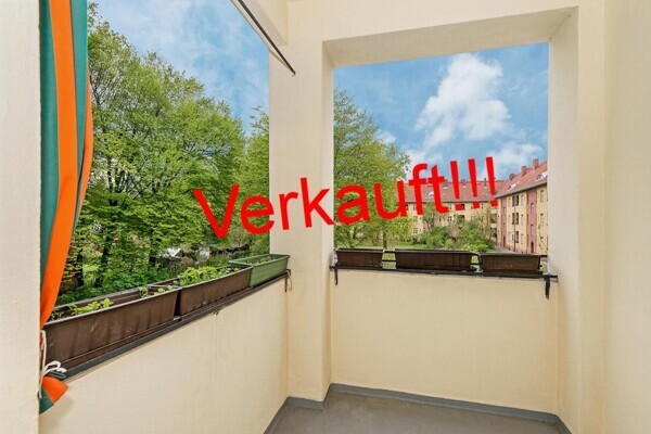 Blick vom Balkon