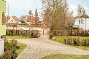 Blick vom Balkon