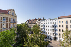 Blick vom Balkon