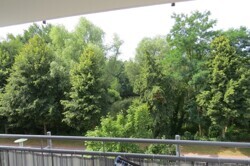 Blick vom Balkon