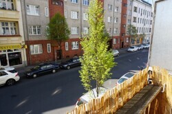 Blick vom Balkon