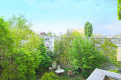 Blick vom Balkon