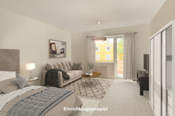 Einrichtungsbeispiel Woh-/Schlafzimmer