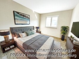 Schlafzimmer staged
