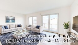 Wohnzimmer staged