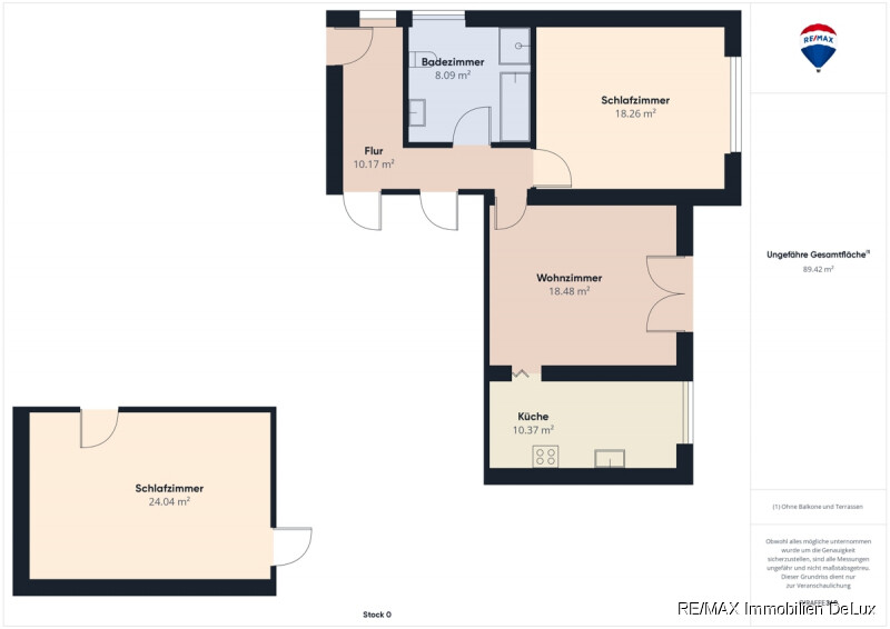 Grundriss Einliegerwohnung