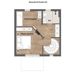 Typ 5_Leuchtturm Apartment_Grudriss Maisonette OG