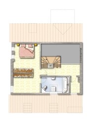 Grundriss Maisonette