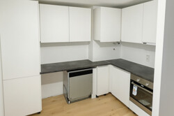 Einbauküche im Essbereich