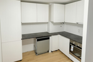 Einbauküche im Essbereich