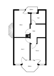 Grundriss Obergeschoß