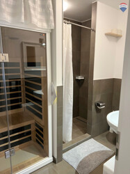 Dusche WC und Sauna