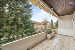 Überdachte Balkon