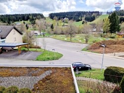 Blick vom Balkon