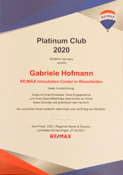Platinum Club 2020