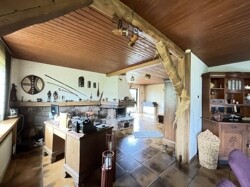 Arbeitsecke zwischen Wohn- und Esszimmer