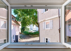 Fensterblick auf Römmelgasse