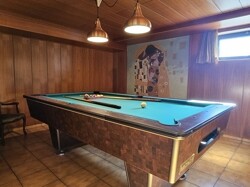 Billiard Raum im Keller