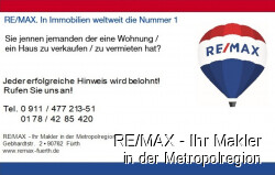 REMAX-Ihr Makler in der Metropolregion